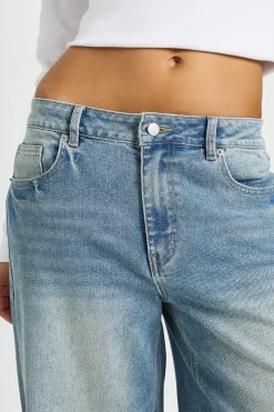 Le Jean Jambe Large Taille Mi-haute