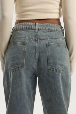 Le Jean Mom à Taille Haute