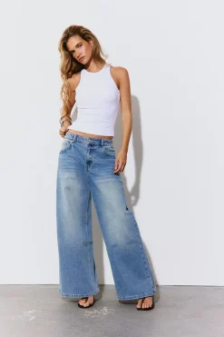 Le Jean Petite Taille Moyenne Jambe Large