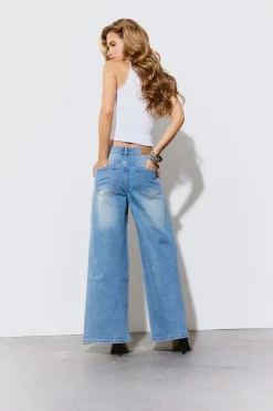 Le Jean Petite Taille Moyenne Jambe Large