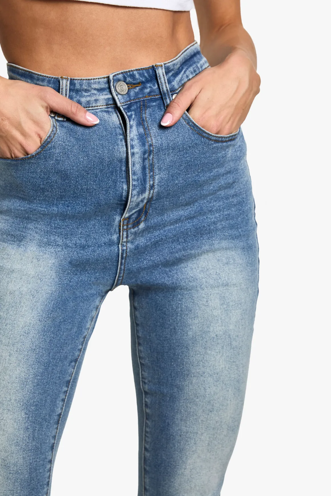 Le Jean Skinny Grande Taille Haute