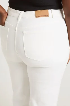 Le Jean Taille Haute Coupe Droite Grande Taille