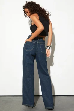 Le Jean Taille Haute Coupe Droite