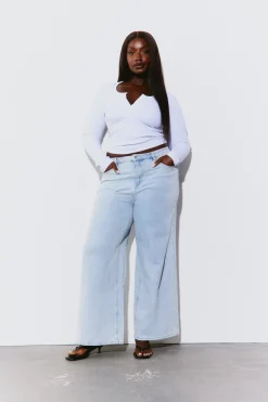 Le Jean Taille Haute Large Plus