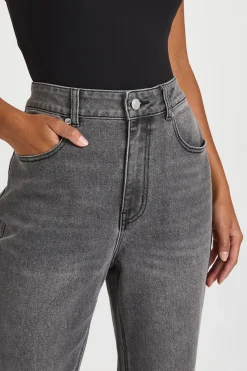 Le Jean Évasé Taille Haute Petite