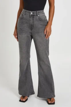 Le Jean Évasé Taille Haute Petite