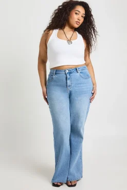 Le Jean Évasé Taille Haute Plus