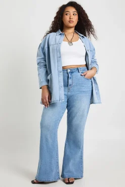 Le Jean Évasé Taille Haute Plus