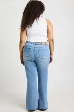 Le Jean Évasé Taille Haute Plus