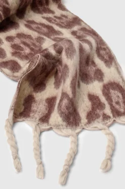 Leopard Chunky Oversized Fringe Scarf