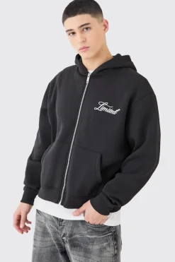 Limited Boxy Fit Sweat à capuche zippé