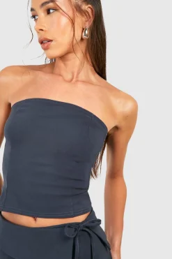 Longline Bandeau & Jupe Mini Asymétrique