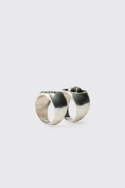 Lot de 2 Bagues Chunky