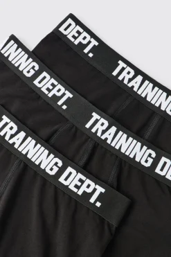 Training Dept. Lot De 3 Boxers En Coton Training Dept<Homme Accessoires|Sous-Vêtements