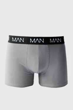 boohooMAN Lot De 5 Boxers Homme Basiques Tons Assortis<Homme Indispensables Grande Taille|Nouveautés Grande Taille