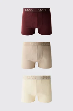 Lot De 3 Boxers Homme Multitonaux