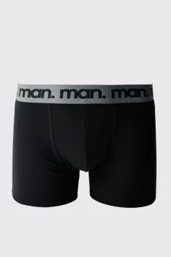 boohooMAN Lot De 5 Boxers Homme Noirs Avec Ceintures s<Homme Sous-Vêtements|Tout Afficher