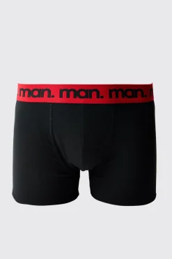 boohooMAN Lot De 5 Boxers Homme Noirs Avec Ceintures s<Homme Sous-Vêtements|Tout Afficher