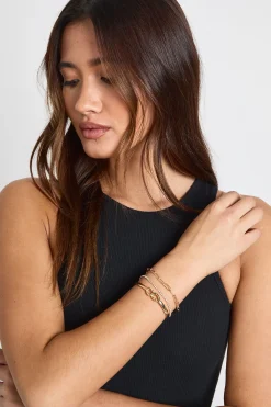 boohoo Lot de 3 Bracelets s à Perles et Maillons< Bracelets