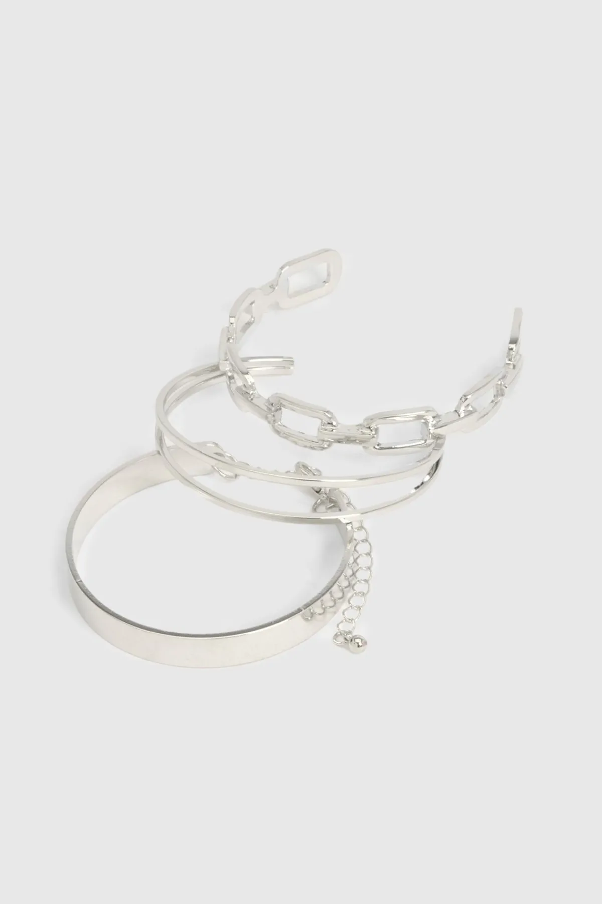 boohoo Lot de 3 bracelets manchettes imposants< Bracelets