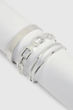 boohoo Lot de 3 bracelets manchettes imposants< Bracelets