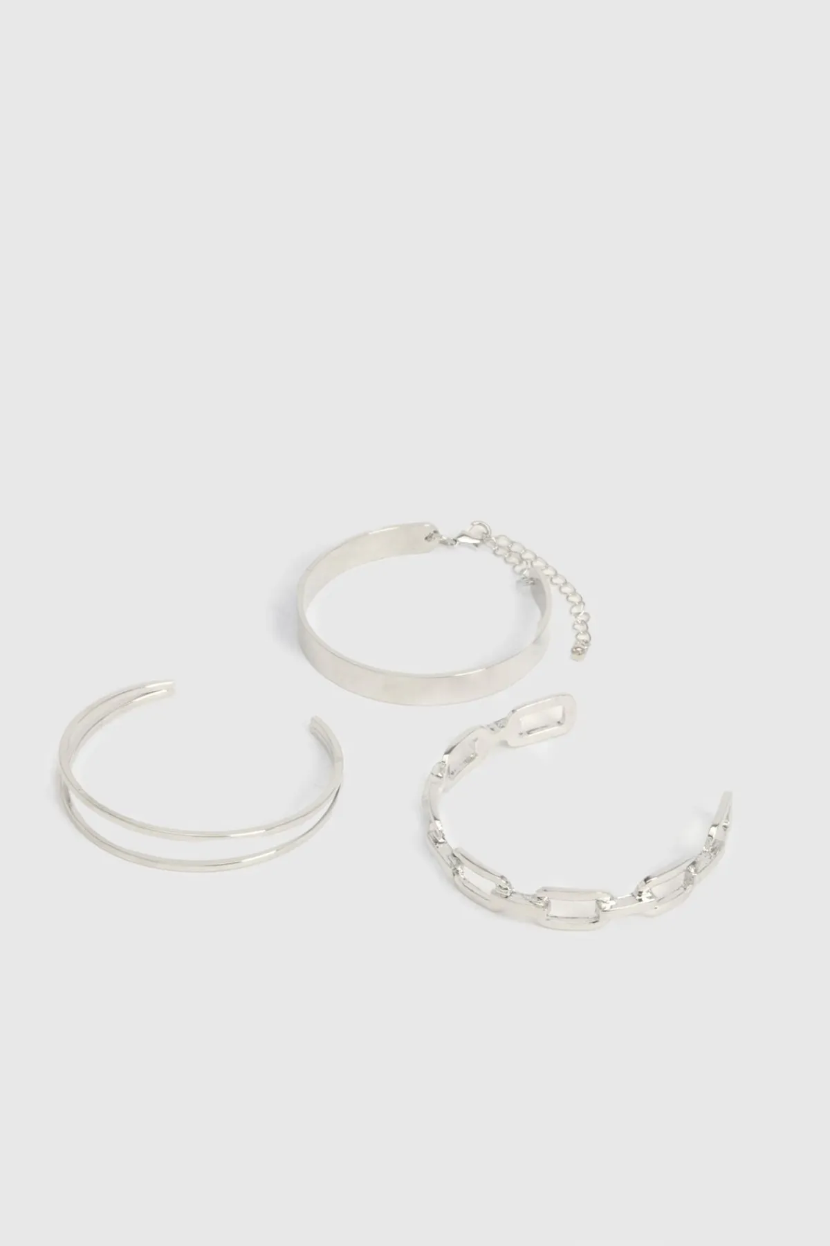 boohoo Lot de 3 bracelets manchettes imposants< Bracelets