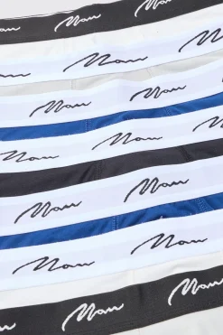 Lot de 7 caleçons pour homme aux couleurs variées