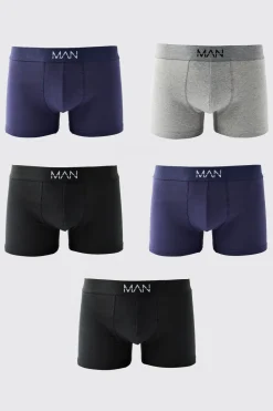 Lot de 5 caleçons pour homme multicolores