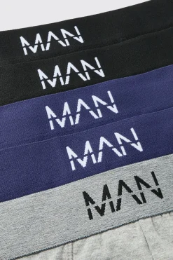 Lot de 5 caleçons pour homme multicolores