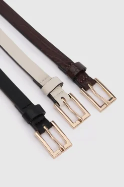 boohoo Lot De 3 Ceintures Fines< Ceintures