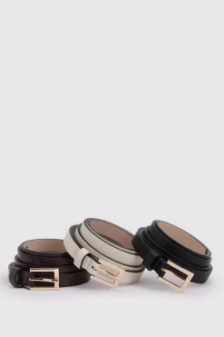 boohoo Lot De 3 Ceintures Fines< Ceintures
