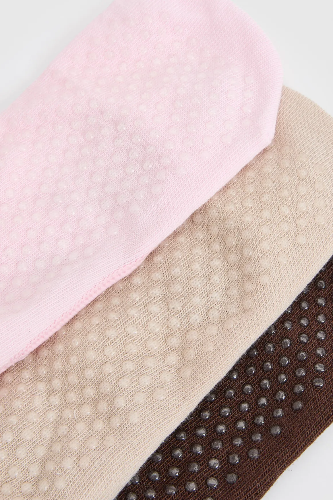 Lot De 3 Chaussettes Antidérapantes Pour Pilates Et Yoga Dsgn Studio