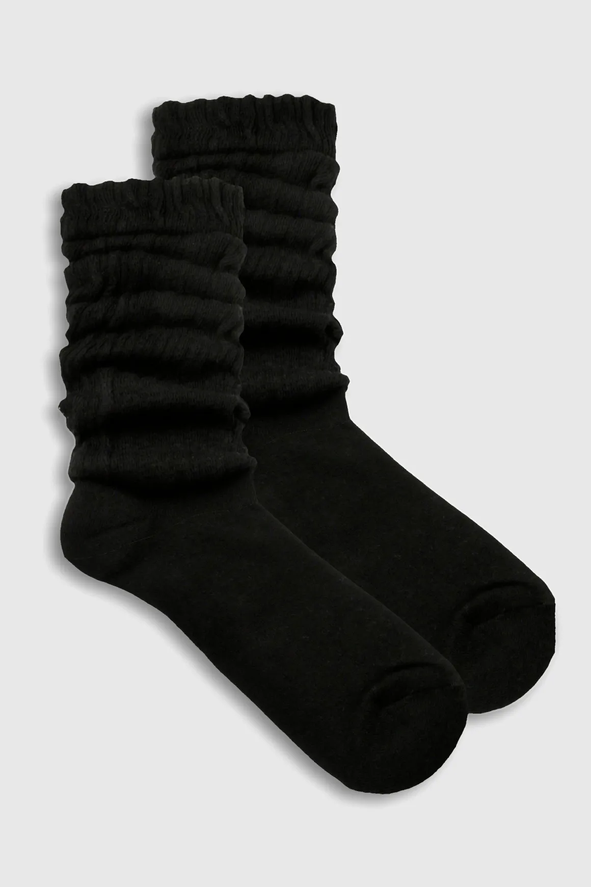 Lot de 2 chaussettes à côtes douces et décontractées