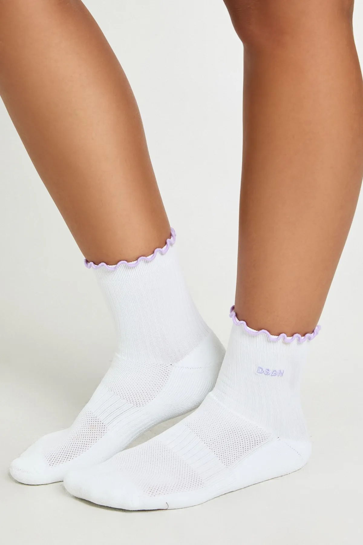 DSGN Studio Lot De 3 Chaussettes De Sport À Bord Ondulé<Femme Lingerie Et Sous-Vêtements|Dsgn Studio