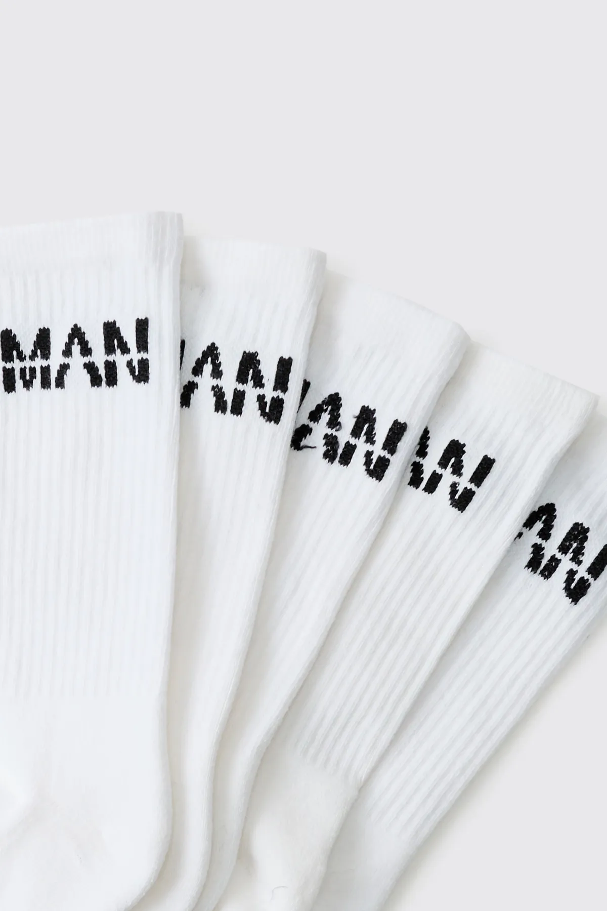 boohooMAN Lot de 5 chaussettes de sport pour homme<Homme Chaussettes