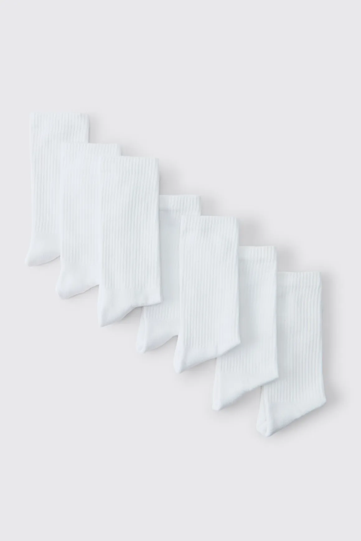 Lot de 7 chaussettes de sport unies