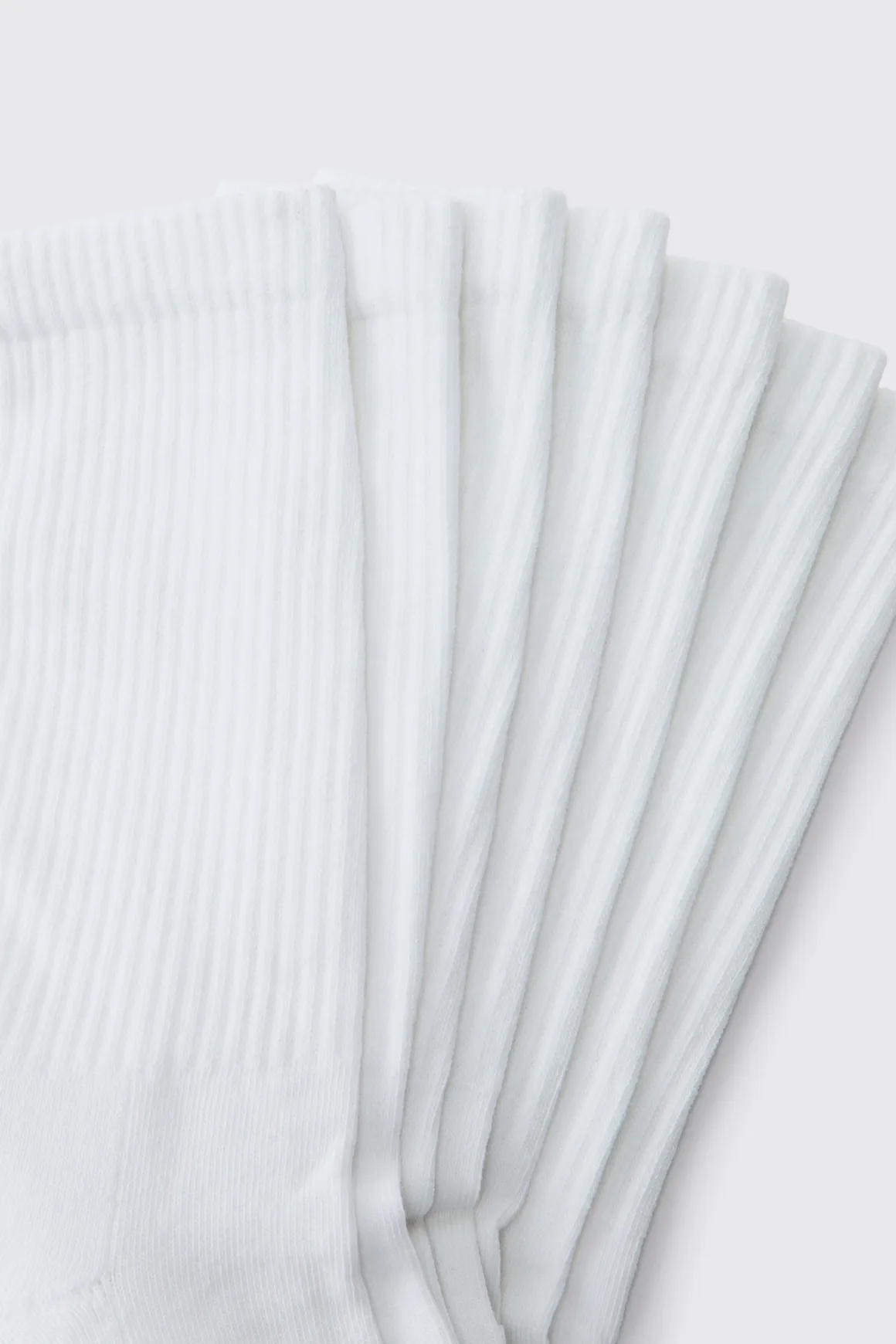 Lot de 7 chaussettes de sport unies