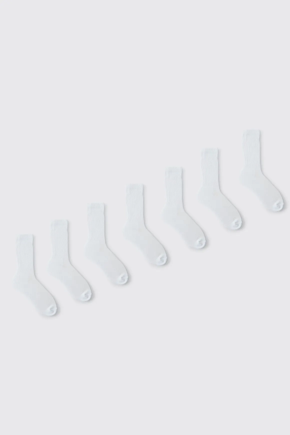 Lot de 7 chaussettes de sport unies