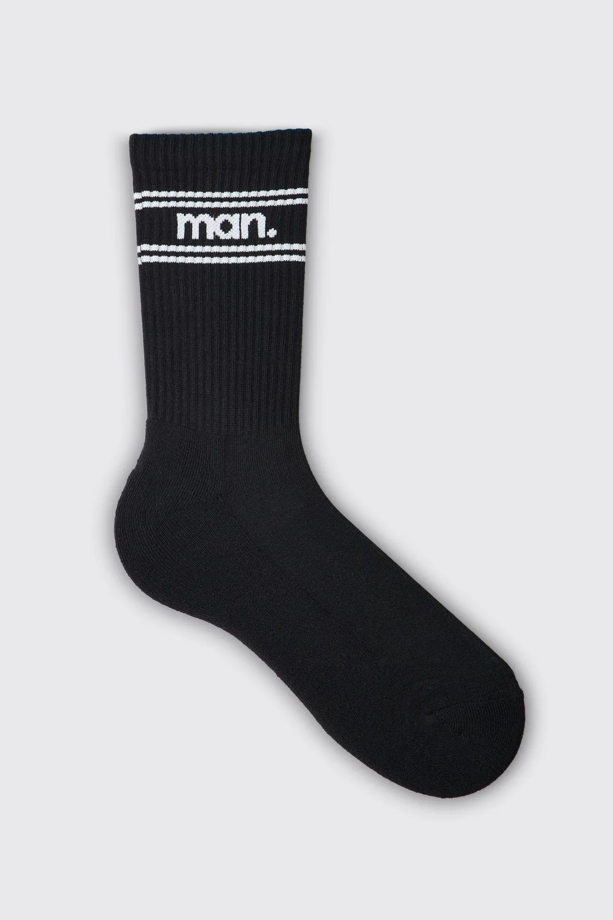 boohooMAN Lot de 5 Chaussettes Homme Jacquard à Rayures et Pois<Homme Chaussettes