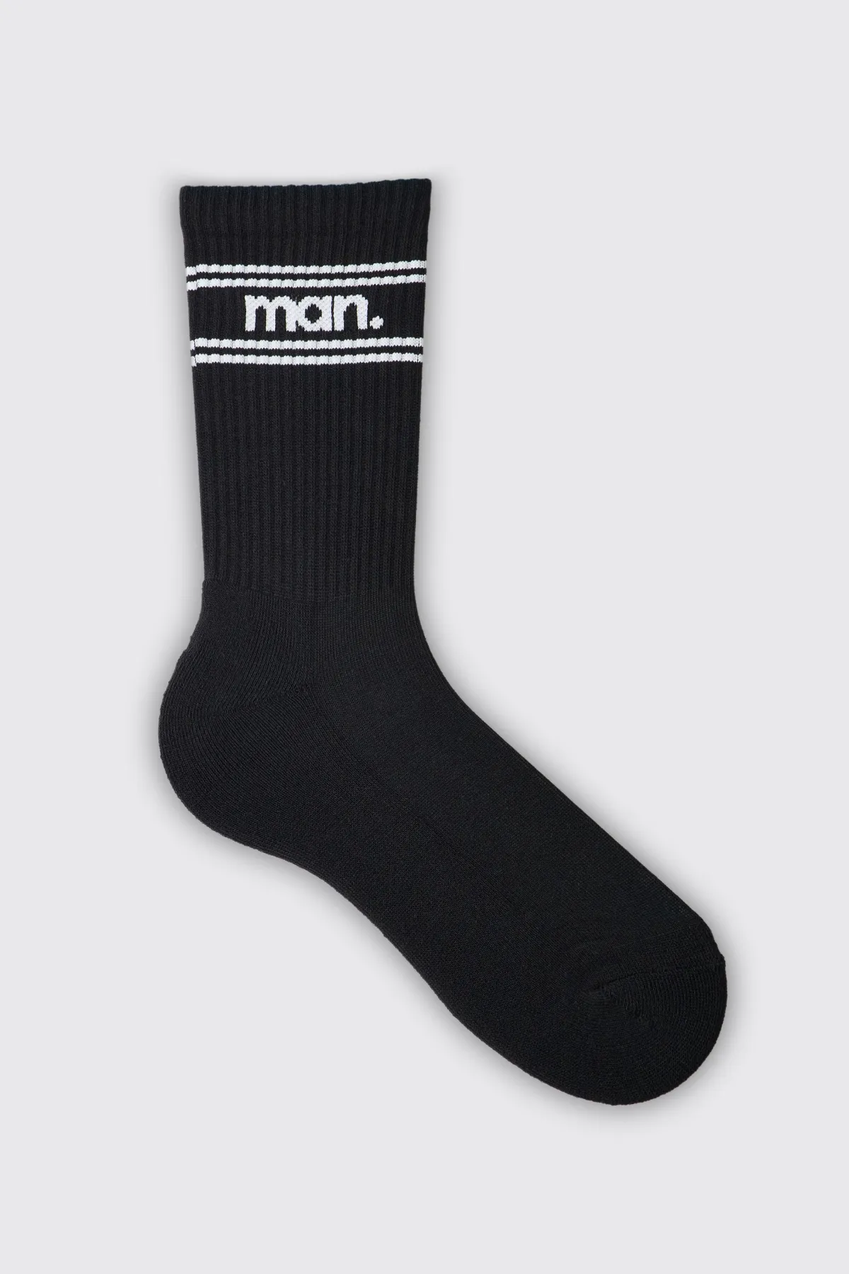 boohooMAN Lot de 5 Chaussettes Homme Jacquard à Rayures et Pois<Homme Chaussettes