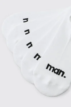 Lot De 5 Chaussettes Invisibles Homme À Pois Mi-éponge
