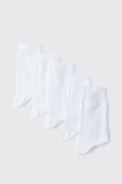 Lot de 5 chaussettes unies