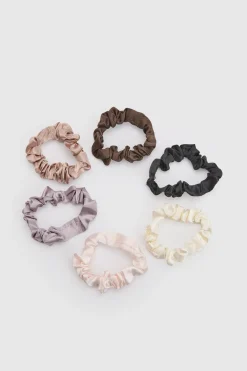 Lot De 6 Chouchous En Satin