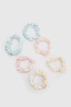 Lot De 6 Chouchous En Satin
