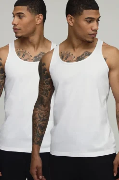 Lot De 2 Débardeurs Basiques Coupe Regular