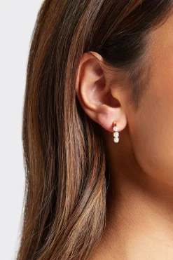 Lot De 6 Paires De Boucles D'oreilles Clous Détails Perles