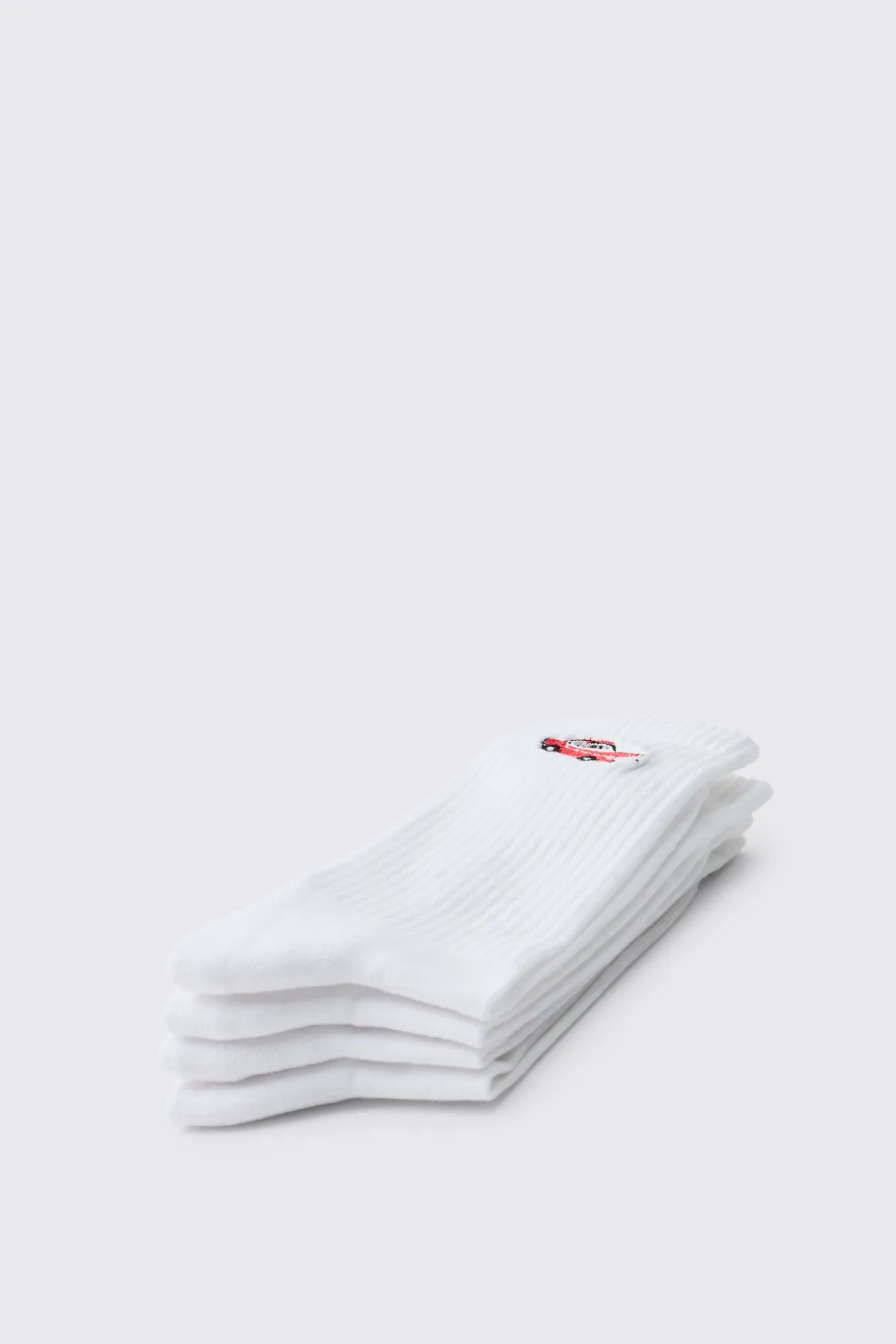 Lot De 2 Paires De Chaussettes Brodées Palmier Et Voiture