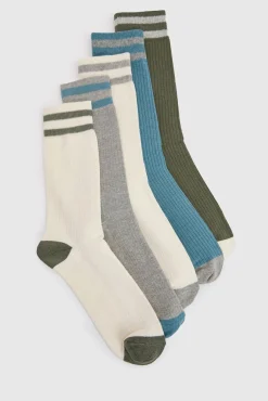 Lot De 5 Paires De Chaussettes De Sport