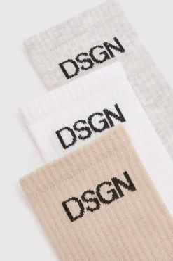 Lot De 3 Paires De Chaussettes De Sport Dsgn Studio