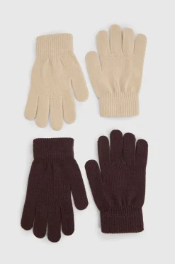 Lot De 2 Paires De Gants